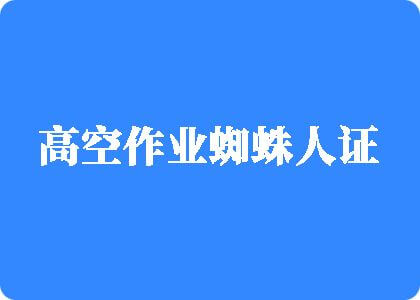 日逼逼日逼逼日逼逼高空作业蜘蛛人证